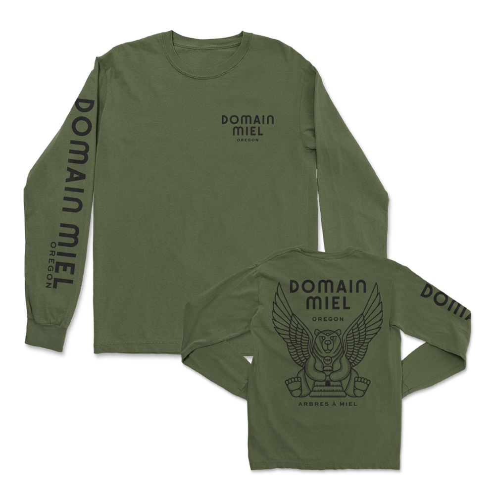 Hemp Domain Miel - Outline Longsleeve Shirt